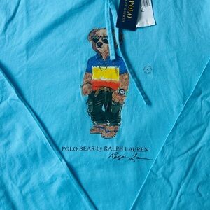 Ralph Lauren Vibrant Polo Bear Hooded long sleeve